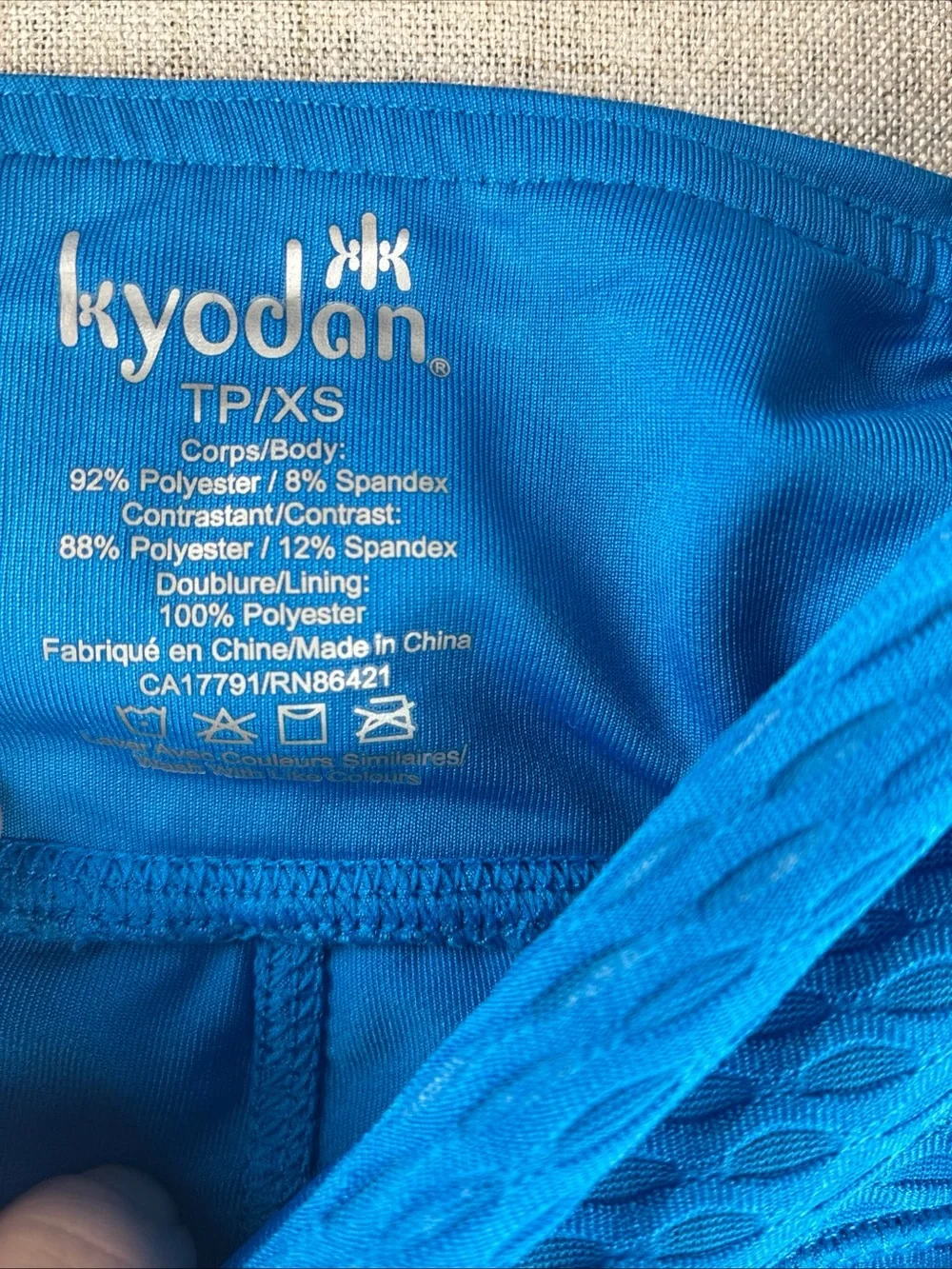 Kyodan Athletic Skort Royal Blue Activewear Golf Tennis Skirt Built In Shorts XS